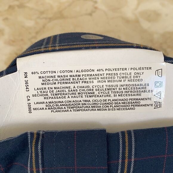 NWT Arrow Heritage Twill Plaid Button Down Shirt - Picture 5 of 5
